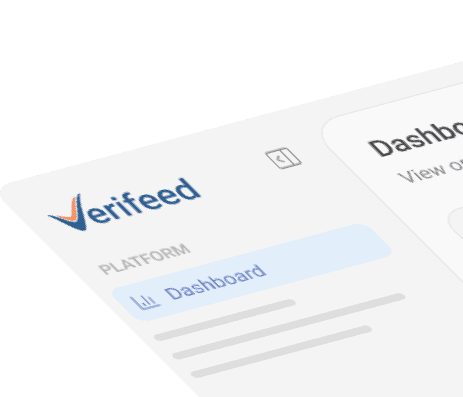 Verifeed dashboard preview